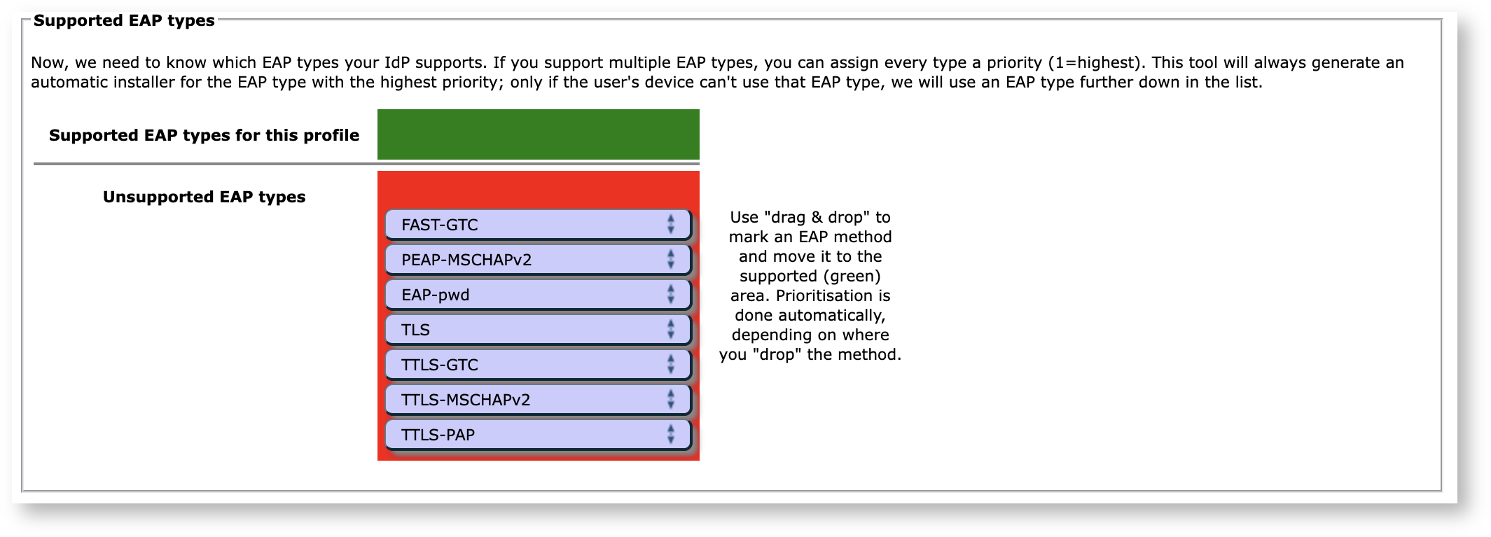 'How to....' eduroam > A guide to eduroam CAT for IdP administrators ver. 2.2 > CATprofilepage4.png